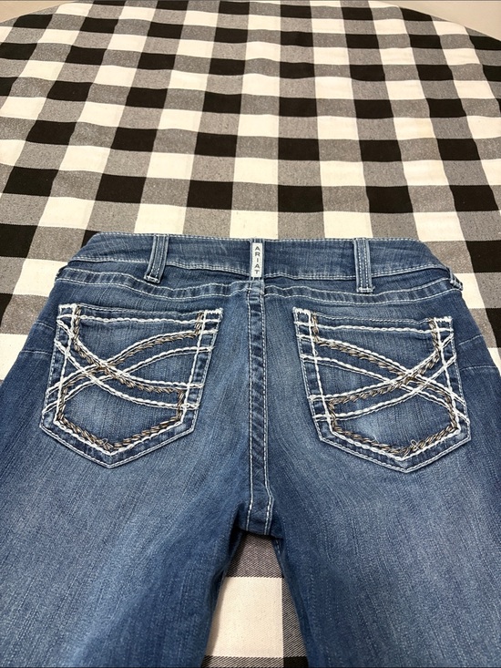 Ariat Denim - Ariat Bootcut Entwined Real Mid Rise Jeans Marine Women's Size 31 x 33 Stretch